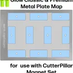 Cutterpillar Glow Classic Light board — LED Light Board & Cutting Mat — 13"×19" — 4 Brightness Levels, Non-Slip, Self-Healing & Magnetic Compatibility — For Quilting, Sewing, Tracing & Paper Crafts