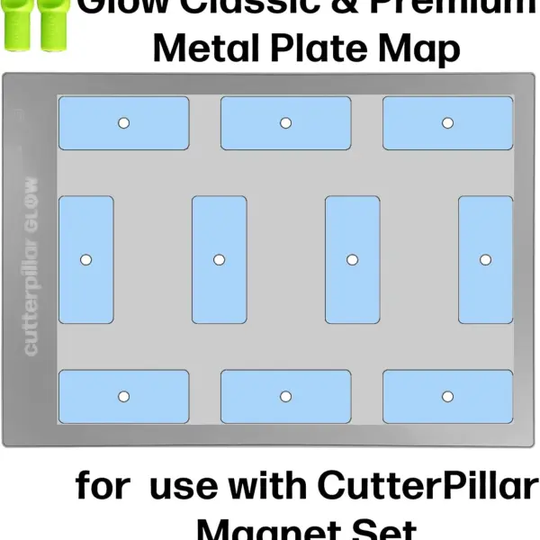 Cutterpillar Glow Classic Light board — LED Light Board & Cutting Mat — 13"×19" — 4 Brightness Levels, Non-Slip, Self-Healing & Magnetic Compatibility — For Quilting, Sewing, Tracing & Paper Crafts