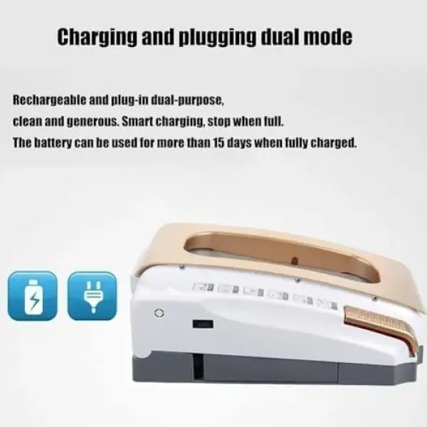 Electric Shoe Cleaning Brush - Automatic Boot Scraper with Built-in Water Reservoir & Battery | Fast 5-Second Self-Cleaning Sole Cleaner | Low Noise & Efficient Dust Removal (Red)