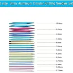A1DFDFGOQSFG 14 Styles Set Crochet Hook Set with Yarn Knitting Needles Sewing Tools Set Knit Gauge Scissors Holder Hook Knitting (Color : C Size : As Shown)