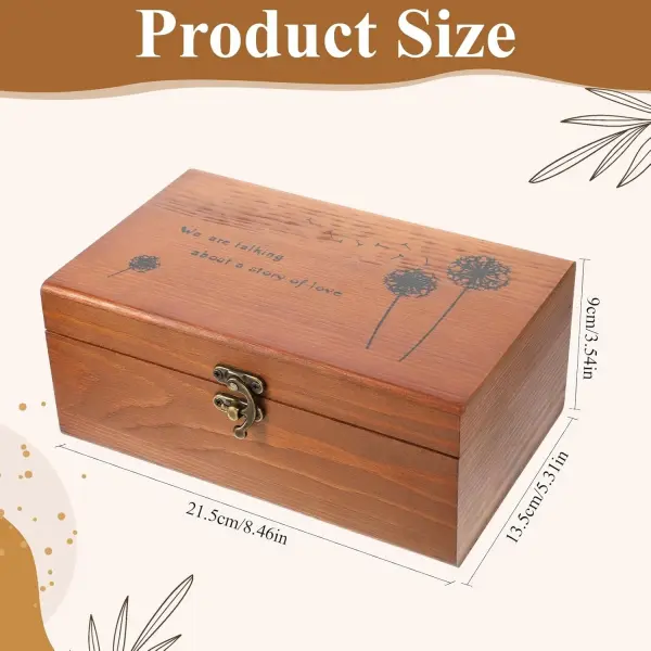 Wooden Sewing Kit Box Wooden Hand Home-Sewing Repair Tool Kits Wooden-Sewing Box with Cute Sewing Accessories Supplies for Adults, Women, Men Universal Home Repair Tool Kit