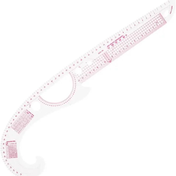 Acrylic Sewing Ruler Set，French Curve Pattern Rulers Kit for Tailors Designers Precision Pattern Making Guides Quilting and DIY Supplies (Ruler Set 4-15Pcs)