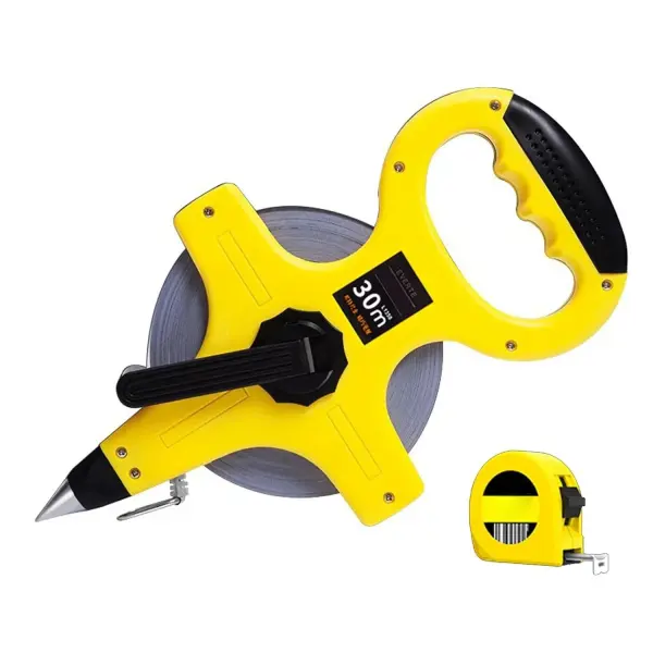 Measuring Tape,Retractable ，Heavy Duty ABS Measure with 3 Meter Reward Nylon Fiber Coating for Construction Tailoring Home Use