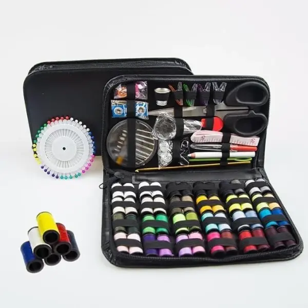 EINVARIOUS Sewing Kit Box a nd Mending Tools Portable Home Travel Needle and Thread Set