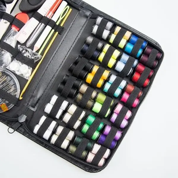 EINVARIOUS Sewing Kit Box a nd Mending Tools Portable Home Travel Needle and Thread Set
