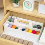 MVNOIRE Plastic Hand Sewing Thread Patching Tool Carrying Case Portable Needle Storage Box Household