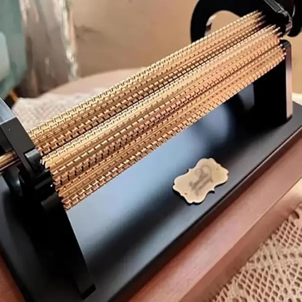Adjustable Smocking Pleater Machine, 47 Needle Positions, 24 Row Craft Pleats,Professional Sewing Tool,Needle Spacing 0.5cm, Even Fabric Folds, for Costume and Craft Sewing Projects(Red)