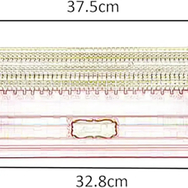 Adjustable Smocking Pleater Machine, 47 Needle Positions, 24 Row Craft Pleats,Professional Sewing Tool,Needle Spacing 0.5cm, Even Fabric Folds, for Costume and Craft Sewing Projects(Red)