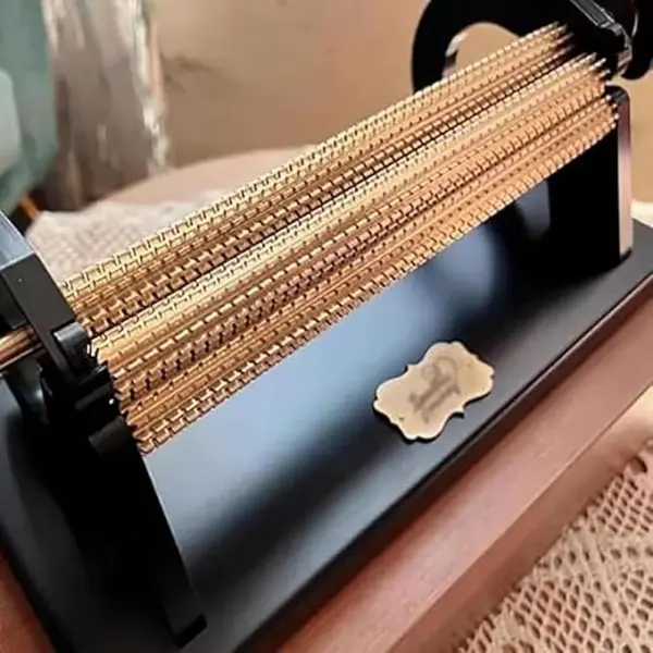 Adjustable Smocking Pleater Machine, 47 Needle Positions, 24 Row Craft Pleats,Professional Sewing Tool,Needle Spacing 0.5cm, Even Fabric Folds, for Costume and Craft Sewing Projects(Red)
