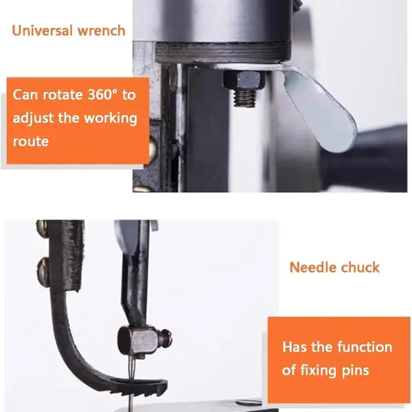 Shoe Repair Sewing Machine, DIY Manual Shoe Mending Sewing Machine, Shoe Repair Tools, for Canvas Cotton Linen Sewing Craft, for Cotton Nylon Line