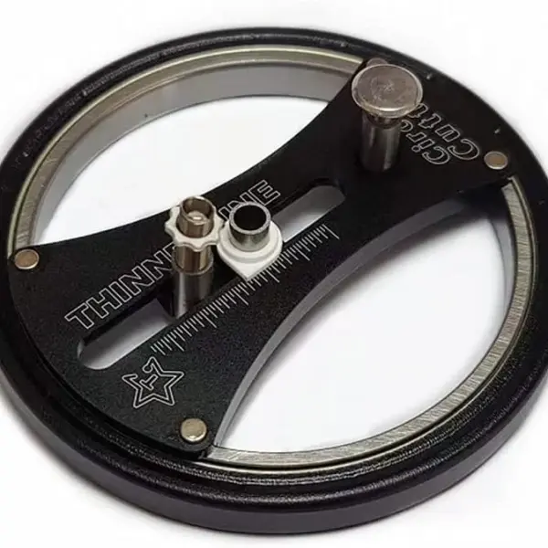 Fancyscale x Thinnerline Compass Circle Cutter Rotary Cutter Paper Trimmer Cutting Compass Circular Cutter Cardboard Card Crafts Scrapbooking Model Tool Round Cutting Knife 0.20"-2.17" / 0.5-55mm Dia