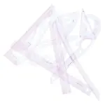 VILLCASE Clothing Cutting Ruler PVC Tailor Craft Tool Smooth Surface DIY Patchwork Measuring Curve Ruler for Dressmaking Quilting Tailoring Beginners