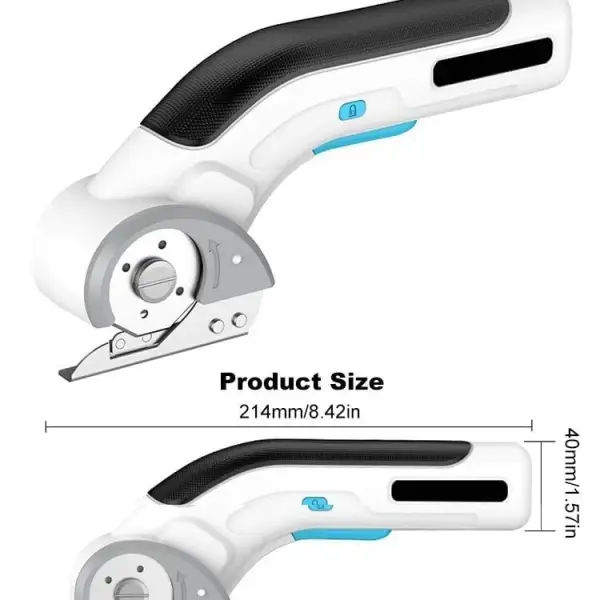 Electric Tailor Scissors Cutting Fabric Leather Portable Tailoring Knife Scissors Lithium Battery
