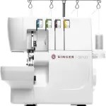 SINGER® S0100 Metal Frame Serger with Accessory Kit | Overlock Machine with 6 Built-in Stitches, 2-3-4 Thread Capability, Adjustable Tension & Stitch Length | 1300 Stiches/Min & Differential Feed