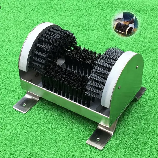 Heavy Duty Boot Scrubber Brush - Stainless Steel Sole Cleaner for Mud, Dirt & Snow Removal - Ideal for Indoor/Outdoor Use, Durable & Efficient Shoe Cleaning Tool