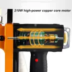 Handheld Bag Sewing Machine, Portable Bag Closing Machine Bag Stitcher, Cordless Industrial Bag Sealing Device for Rice Bag with Rechargeable 2000mAh Battery, Automatic Secant & 2 Needle Pitches