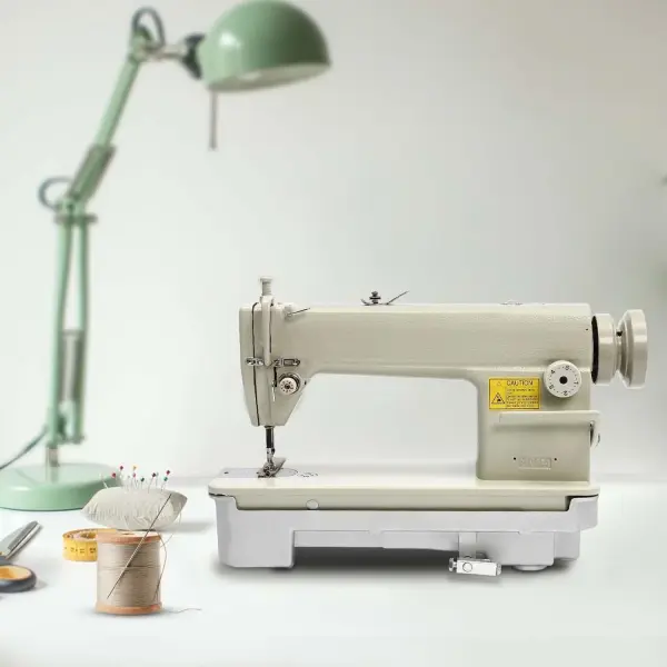 DDL-6150 Head High Speed Straight Stitch Sewing Machine, Industrial Leather Sewing Machine Heavy Duty Leather Fabrics Sewing Fuel Powered, Not Include Motor (DDL-6150-H)