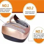 Automatic White Shoe Sole Cleaning Machine - Smart Water Brushing Device for Home & Clinic Use - Fully Automatic Induction Shoe Cleaner for Effortless Maintenance