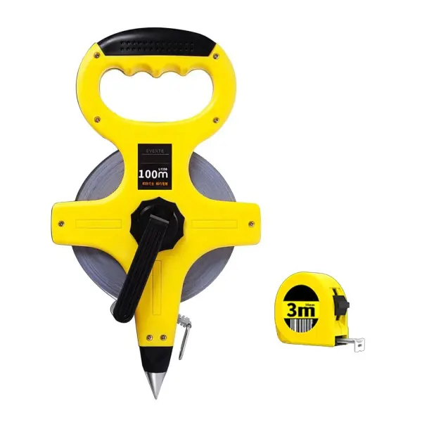 Multipurpose Nylon Fiber Tape Measure with Carrying Handle 3 Meter Reward ABS Tool for Construction Tailoring Indoor Outdoor Portable Handheld Measuring Tool