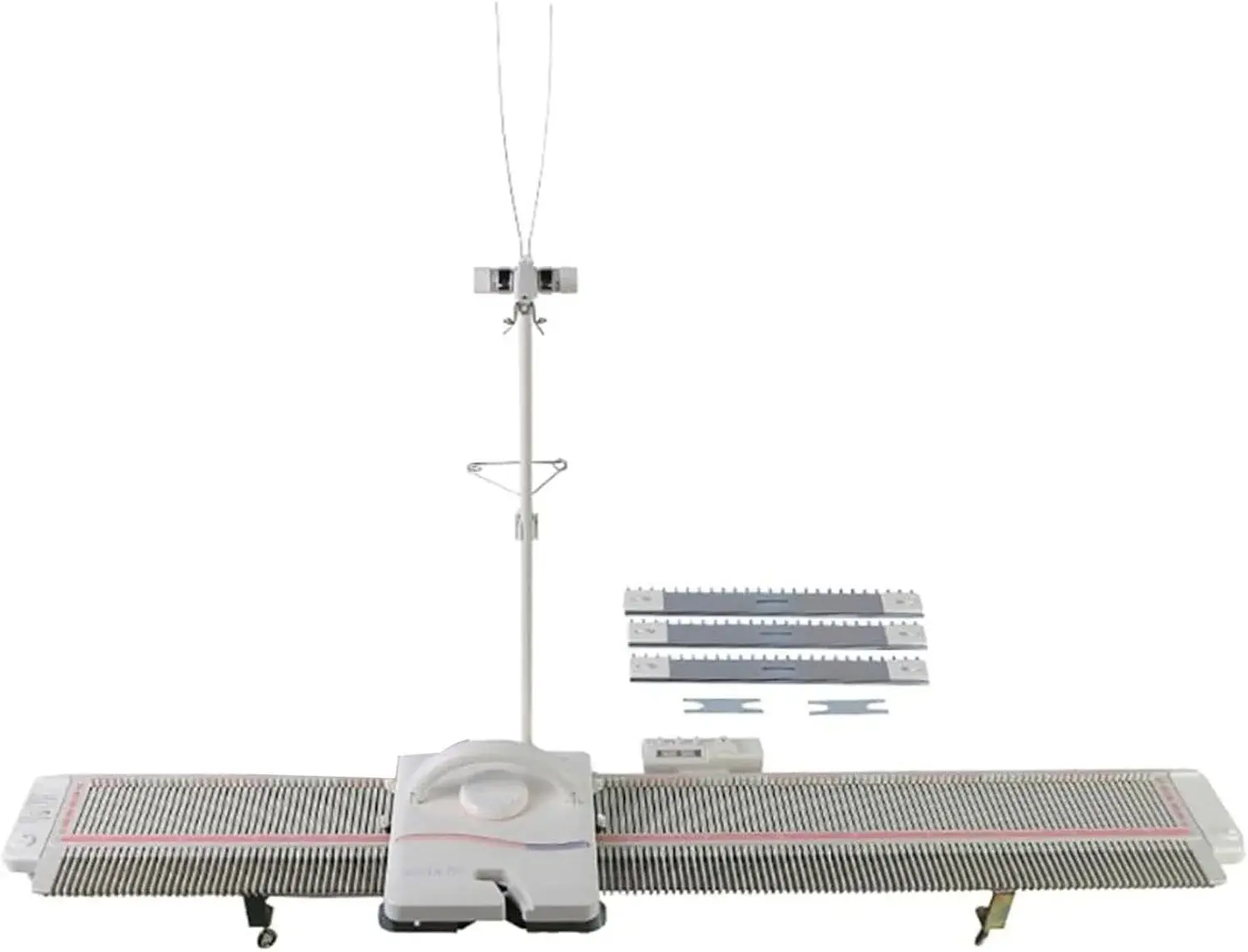 Oiyekntd 150 Stitches Medium Gauge 6.5mm Knitting Machine Kit, Household Sewing Tool Set with Accessories, Plastic Knitting Machine Hand Sweater Knitting Machine Kit for Kids and Adults