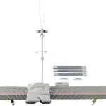 Oiyekntd 150 Stitches Medium Gauge 6.5mm Knitting Machine Kit, Household Sewing Tool Set with Accessories, Plastic Knitting Machine Hand Sweater Knitting Machine Kit for Kids and Adults