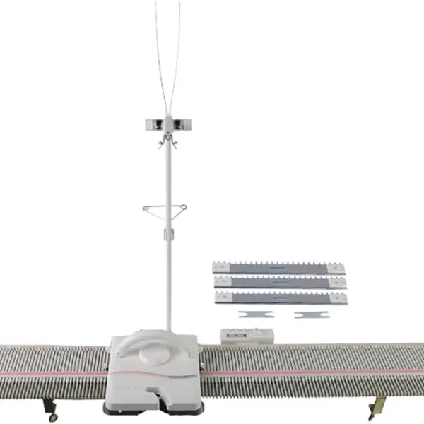 Oiyekntd 150 Stitches Medium Gauge 6.5mm Knitting Machine Kit, Household Sewing Tool Set with Accessories, Plastic Knitting Machine Hand Sweater Knitting Machine Kit for Kids and Adults