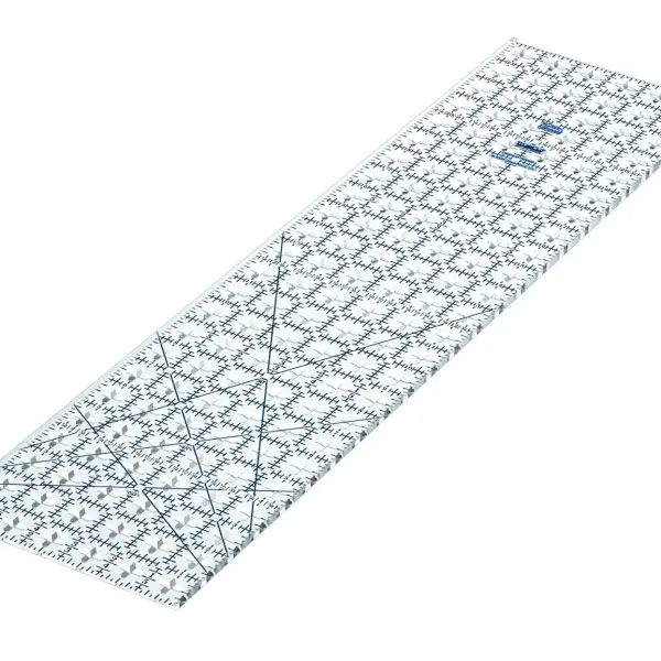 Truecut Quilter’s Ruler & Rotary Cutter Combo– Includes 45mm My Comfort Rotary Cutter, 6.5 x 24.5 Inch Ruler, Ruler Grips, & TrueSharp 2 Rotary Blade Sharpener