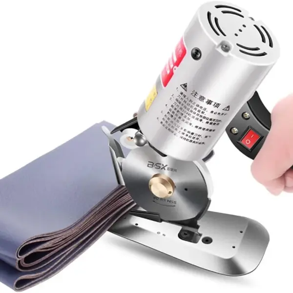 Electric-Fabric-Cutter,-Electric-Cloth-Scissors,-Portable-Cutting-Machine-with-Sharpening-Function,-Sewing-Rotary-Cutter-with-90mm-Rotary-Blade,-for-Multi-Layer-Clothing,