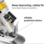 Electric-Fabric-Cutter,-Electric-Cloth-Scissors,-Portable-Cutting-Machine-with-Sharpening-Function,-Sewing-Rotary-Cutter-with-90mm-Rotary-Blade,-for-Multi-Layer-Clothing,