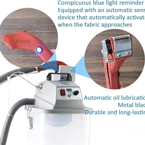 Thread Snips for Sewing,450W Brushless Motor,Low Noise,Fabric Thread Trimmer on Various Fabrics Like Clothing,Embroidery,Shoes and Bags