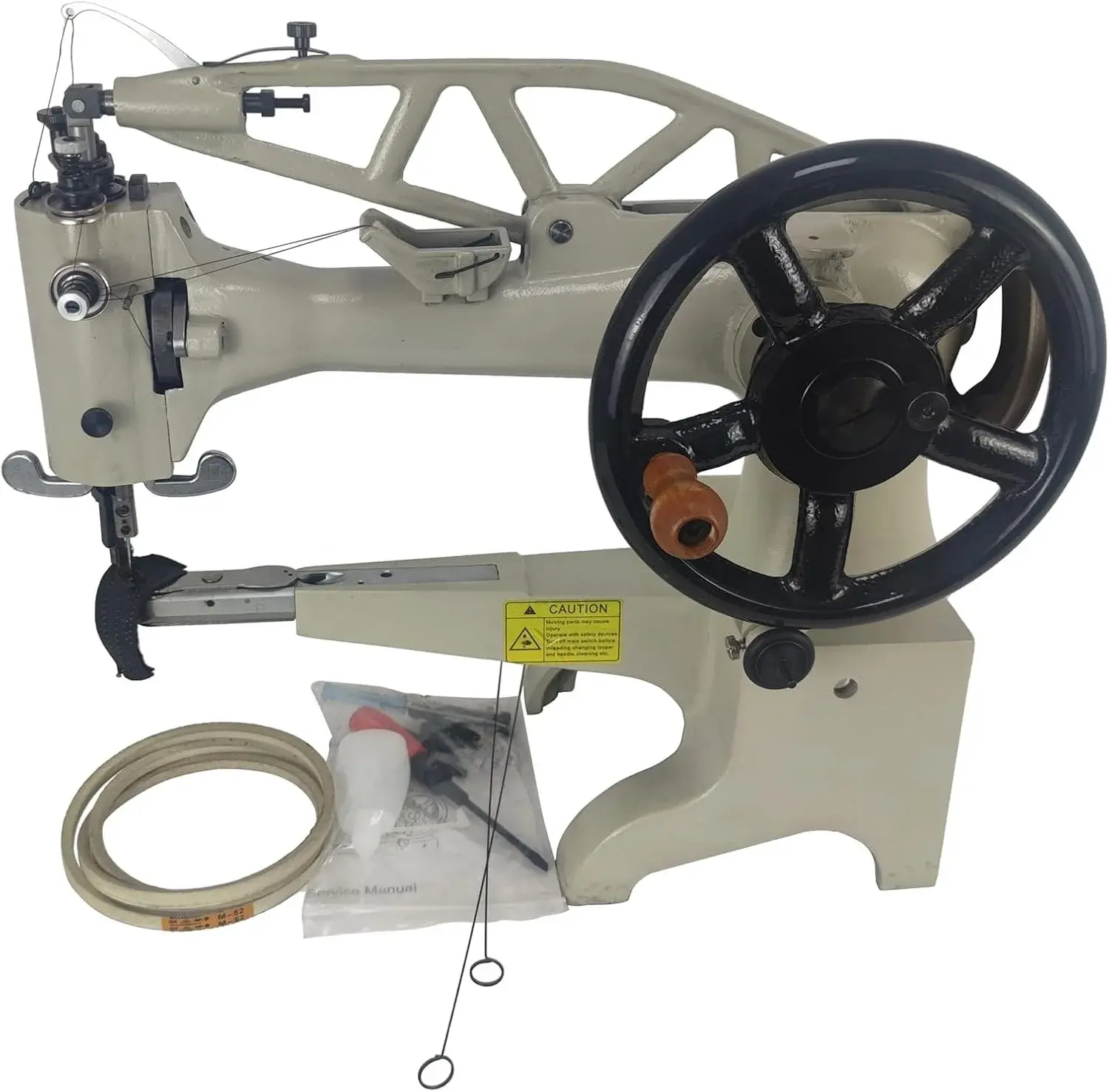 Leather Sewing Machine for Heavy Materials Hand/Electric Operated Sewing Patch Machine Industrial Stitching Tool for Shoes, Boots, Luggage