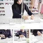 Automatic Knitting Machine, 6.5mm Mid Gauge, 150 Stitches, Scarf/Hat Knitting Device with Accessories, Sewing Tool Set for Most Hand Knitting Yarn