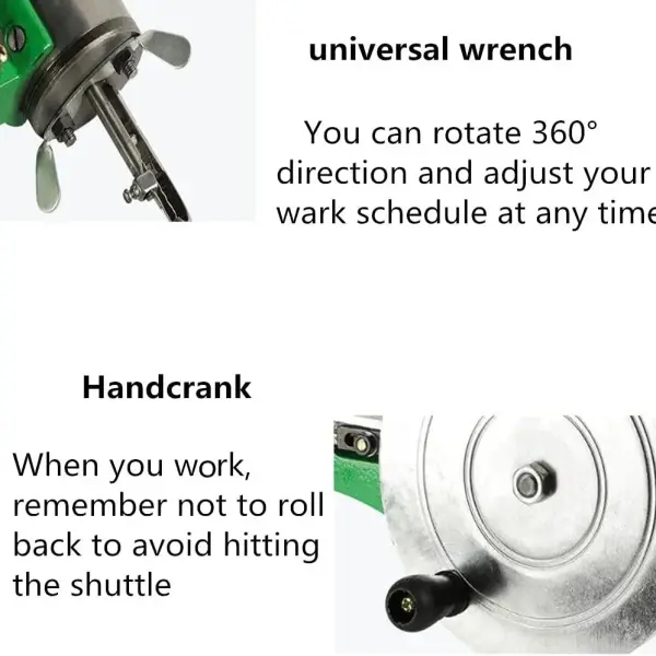 Hand Cobbler Shoe Repair Machine Dual Cotton Nylon Line Sewing Machine Manual Leather Machine Shoe Sewing Machine for Shoes/Upsolery/DIY Items