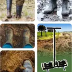 Outdoor Shoe Scraper Brush - Heavy-Duty Boot Cleaning Brush for Football, Rain & Construction Boots, Effective Mud Removal, Durable Shoe Scrubber for Outdoor Enthusiasts