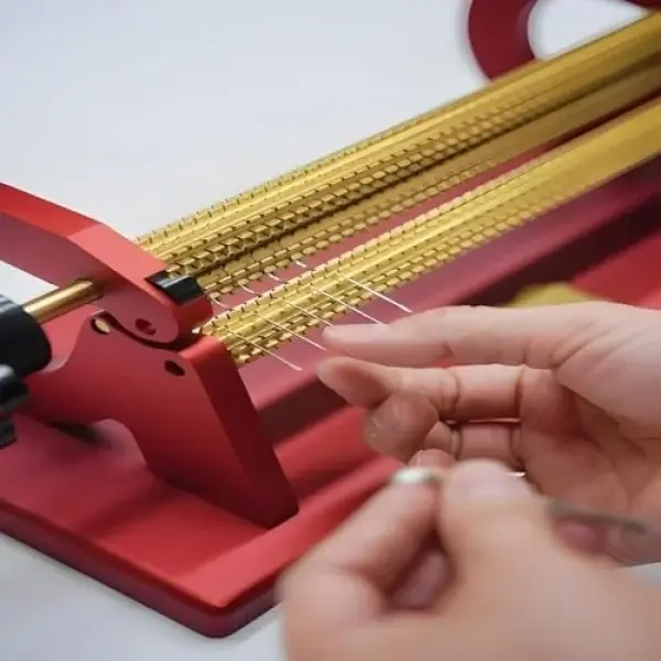 Adjustable Smocking Pleater Machine - 47 Needle Positions for Folds, for Costume & Dress Making, Crafting & Sewing Projects