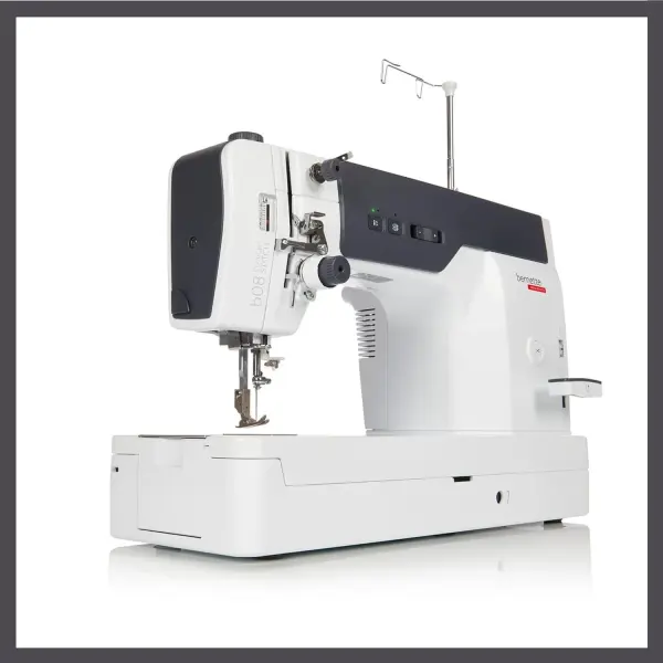 Bernette B08 Straight Stitch Sewing Machine | 1600 Stitches Per Minute | Includes DIY Sewing Presser Foot Kit, Needles, Bobbins, Extension Table, LED Light, Threader, Great for Beginner & Professional