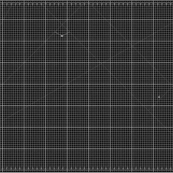 Proartek PK00013 Model GBM4080 Series 40" x 80" Dark Professional Cutting Mat; Double-Sided; Self-Healing; For Graphic Arts, Hobbies, Sewing, Scrapbooking, and other Cutting Projects