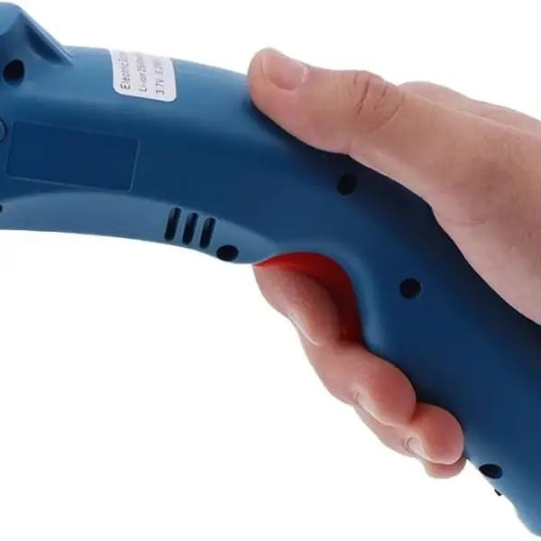 Electric Fabric Shears Quiet Cutter for Fabric, Leather, Paper, with Safety Switch, for Tailoring, Portable Cloth Trimming Tool (US Plug)