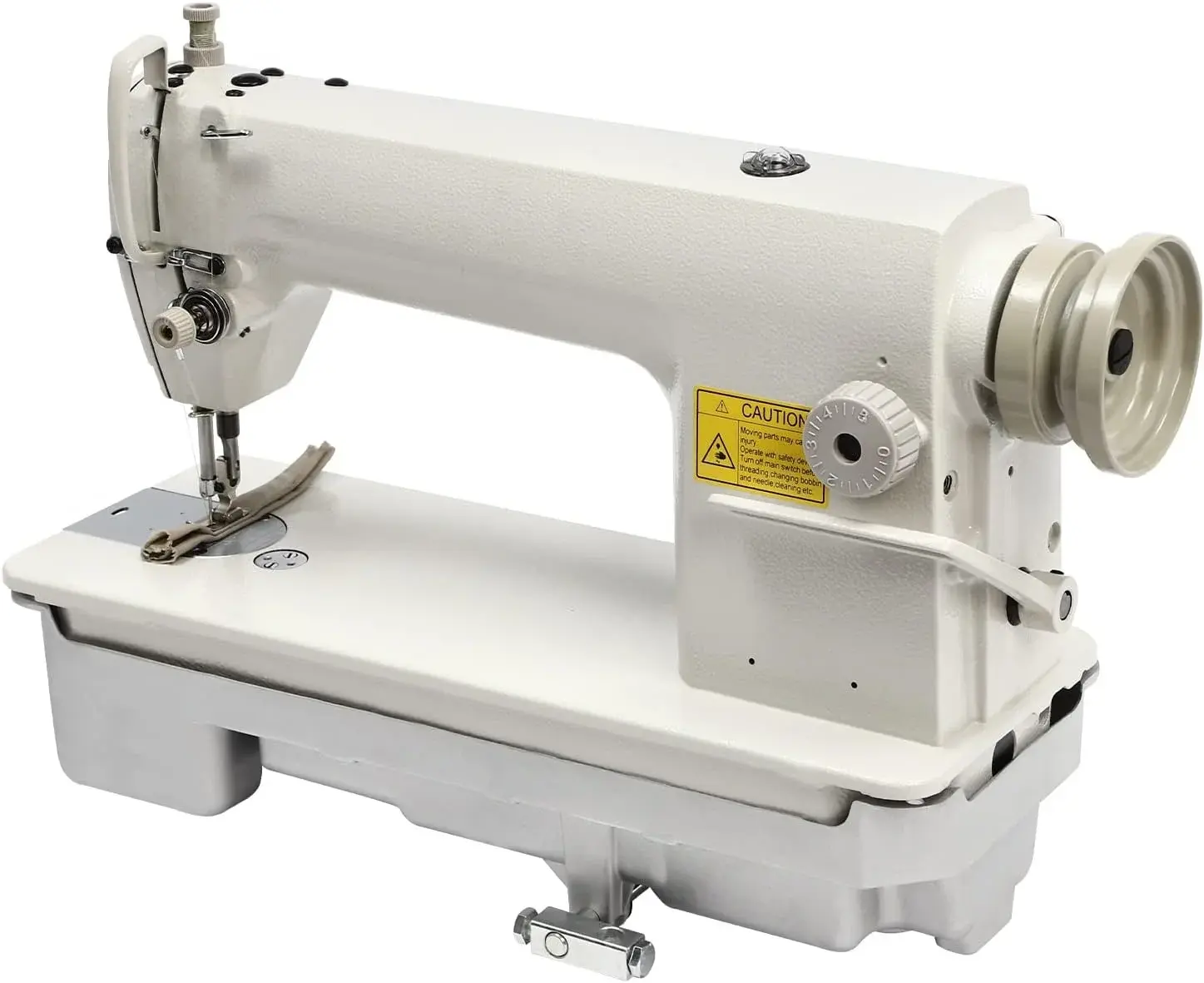8700 Head Industrial Straight Stitch Sewing Machine, Auto Leather Sewing Machines Thick Material Leather Sewings Tool High Speed Replaceable Presser Foot Adjust Stitch Clamp for Garment Stores