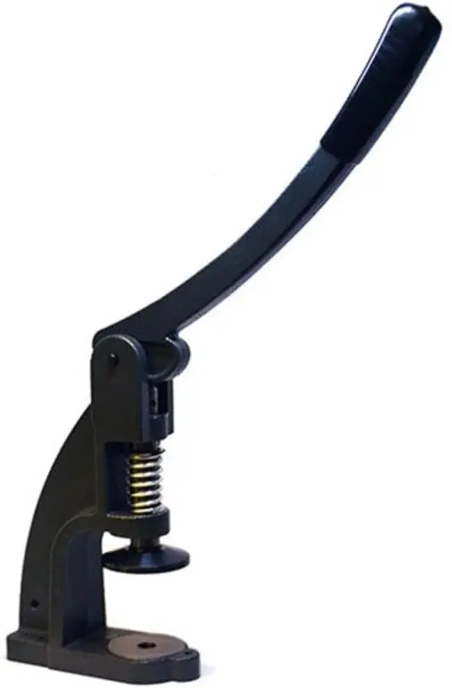 C.S. Osborne Upholstery Button Machine | Long Lasting & Durable Button Maker | Made of Heavy Cast Iron Material and Soft Grips | Fabric Covered Button Maker for Furniture, Cars and Auto Upholstery