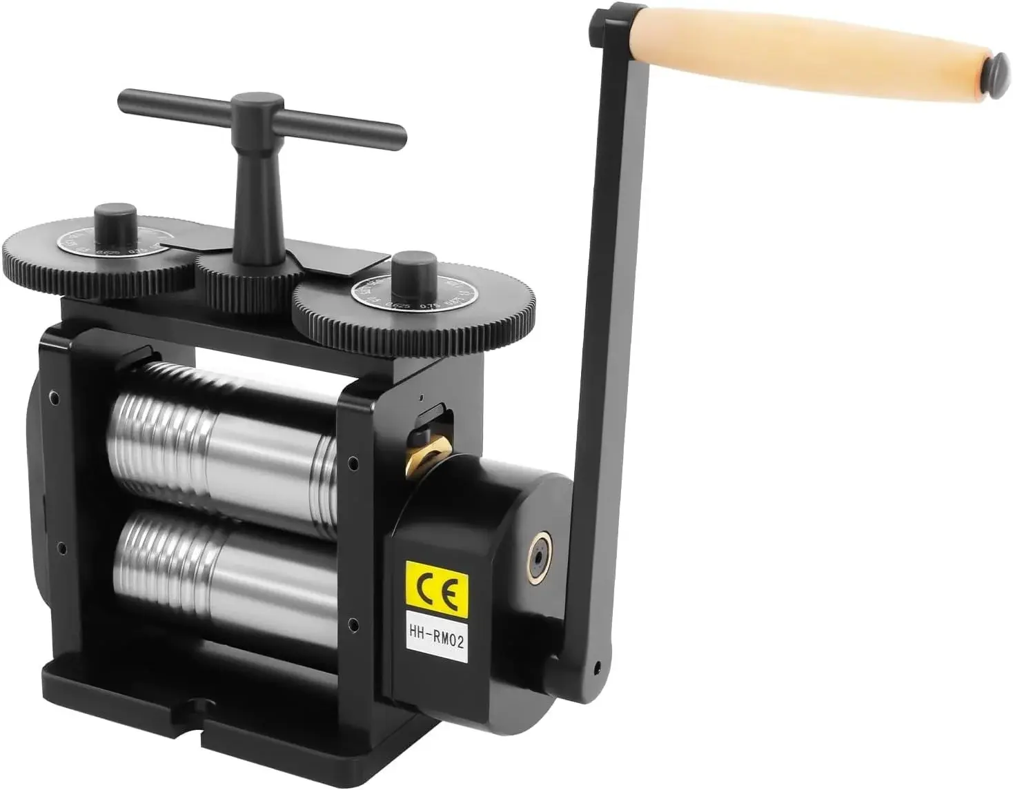 Jewelry Press Tool Rolling Mill, Machine 3in1 Making Manual Combination Hand Crank Tableting, for Arts, Crafts & Sewing, DIY