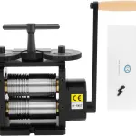 Jewelry Press Tool Rolling Mill, Machine 3in1 Making Manual Combination Hand Crank Tableting, for Arts, Crafts & Sewing, DIY