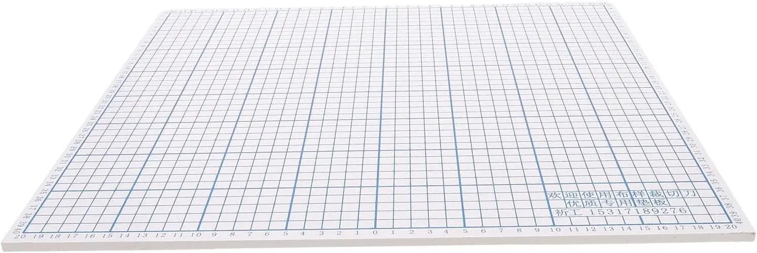 ARTIBETTER High Hardness Pvc Fabric Cutter Mat with Grid for Sewing and Quilting, 40x40cm Precision Cutting Pad for Tailoring and Craft Projects