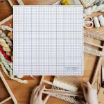 ARTIBETTER High Hardness Pvc Fabric Cutter Mat with Grid for Sewing and Quilting, 40x40cm Precision Cutting Pad for Tailoring and Craft Projects