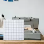 ARTIBETTER High Hardness Pvc Fabric Cutter Mat with Grid for Sewing and Quilting, 40x40cm Precision Cutting Pad for Tailoring and Craft Projects