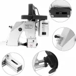 Electric Sewing Bag Closer Machine - Handheld Stitcher for Rice, Sack, Woven, Paper & Plastic Bags - High-Speed 1250 RPM Knitted Bag Packing Tool