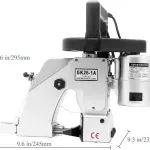 Electric Sewing Bag Closer Machine - Handheld Stitcher for Rice, Sack, Woven, Paper & Plastic Bags - High-Speed 1250 RPM Knitted Bag Packing Tool