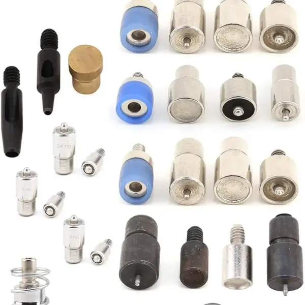 Hand Press Machine All in One Set for Install Rivets, Eyelets, Grommets, Snaps and Fabric Cover Buttons