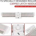 Automatic Knitting Machine - 6.5mm Needles, 150 Stitches Plastic Domestic Knitting Machine for Knitting Scarves and Hats, Sewing Tool Set for Most Hand Knitting Yarn