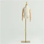 Adjustable Kids Mannequin Dress Form, Removable Torso with Metal Base, Perfect for Sewing and Display in Market Shops, Tailor's Essential Tool